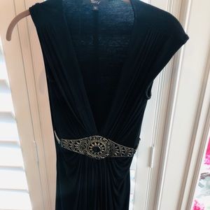 Sky black mini dress in S